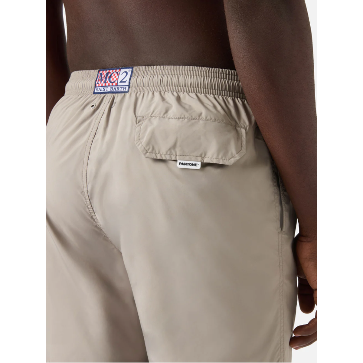 MC2 Saint Barth Lighting Pantone Swim Shorts in Beige | Special Edition