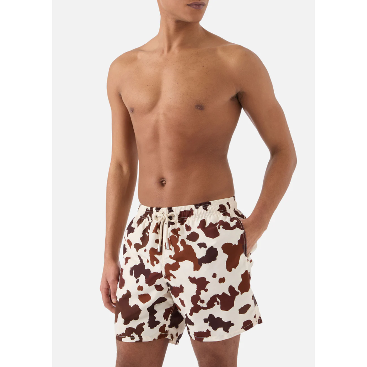 MC2 Saint Barth Gustavia Swim Shorts in Cow Print