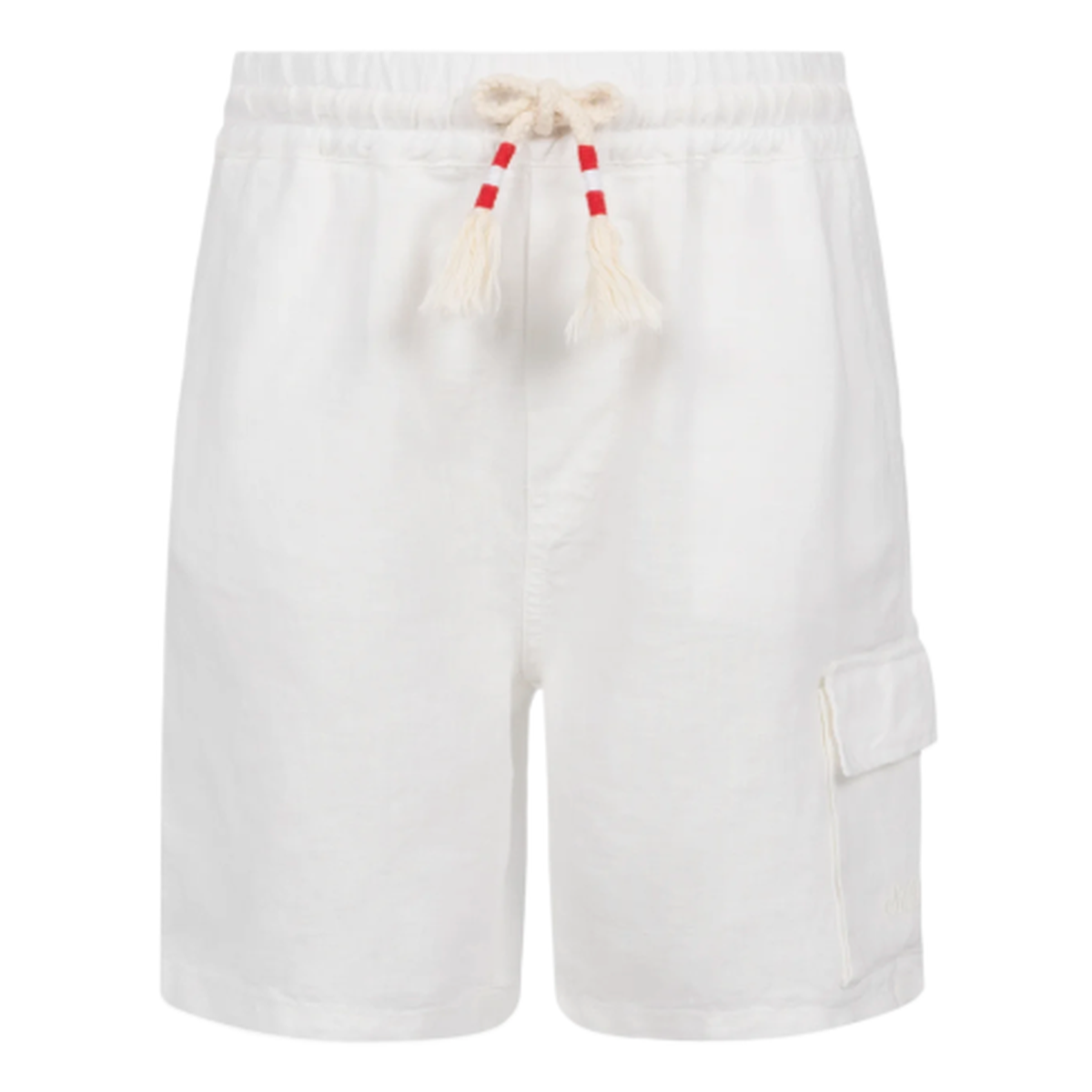 MC2 Saint Barth Marselille Linen Bermuda Shorts In White