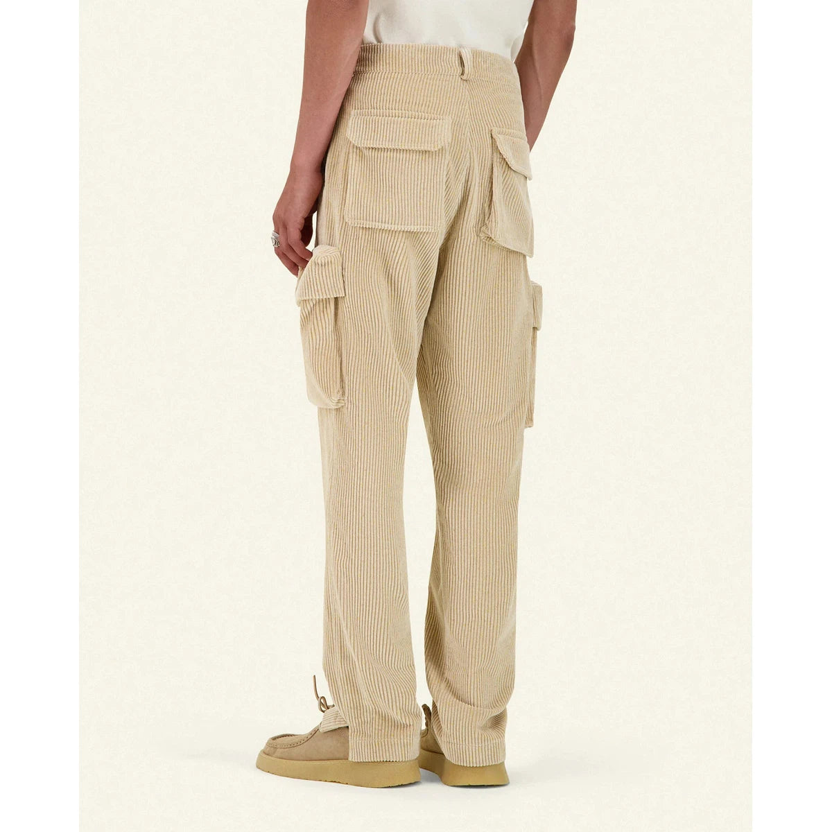 Mouty Beige Corduroy Malca Pants