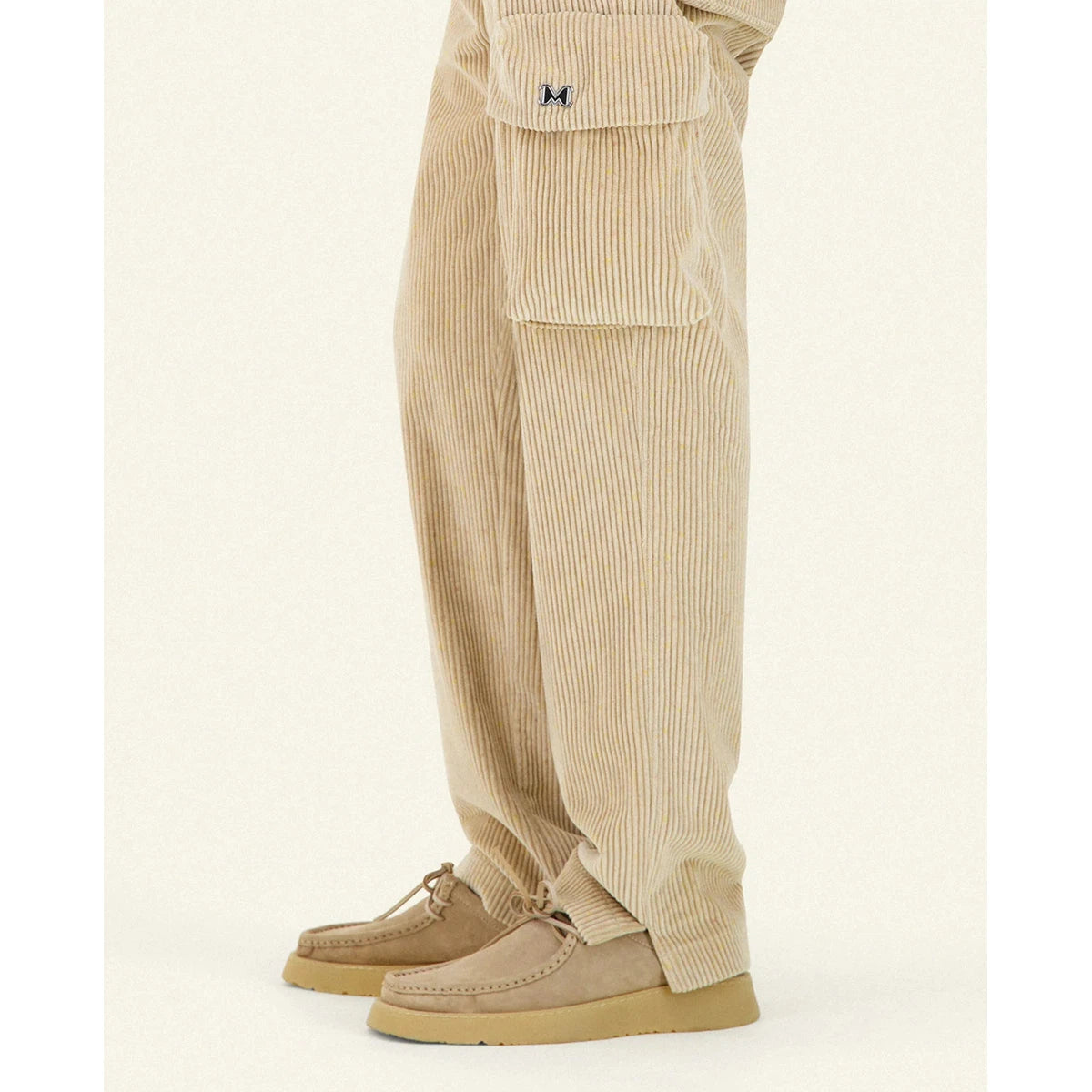 Mouty Beige Corduroy Malca Pants