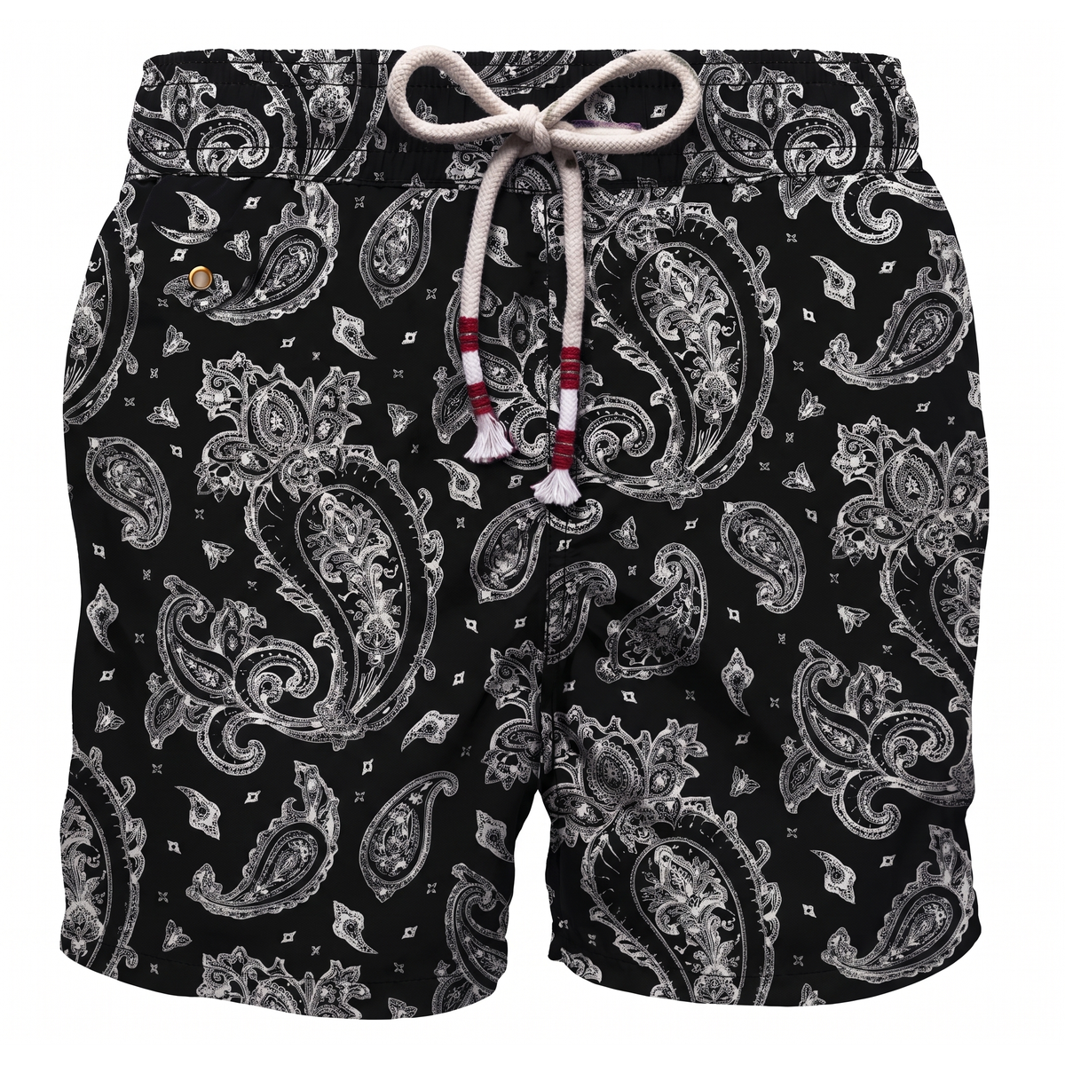 MC2 Saint Barth Lighting 70 Swim Shorts in Elegant Paisley Print