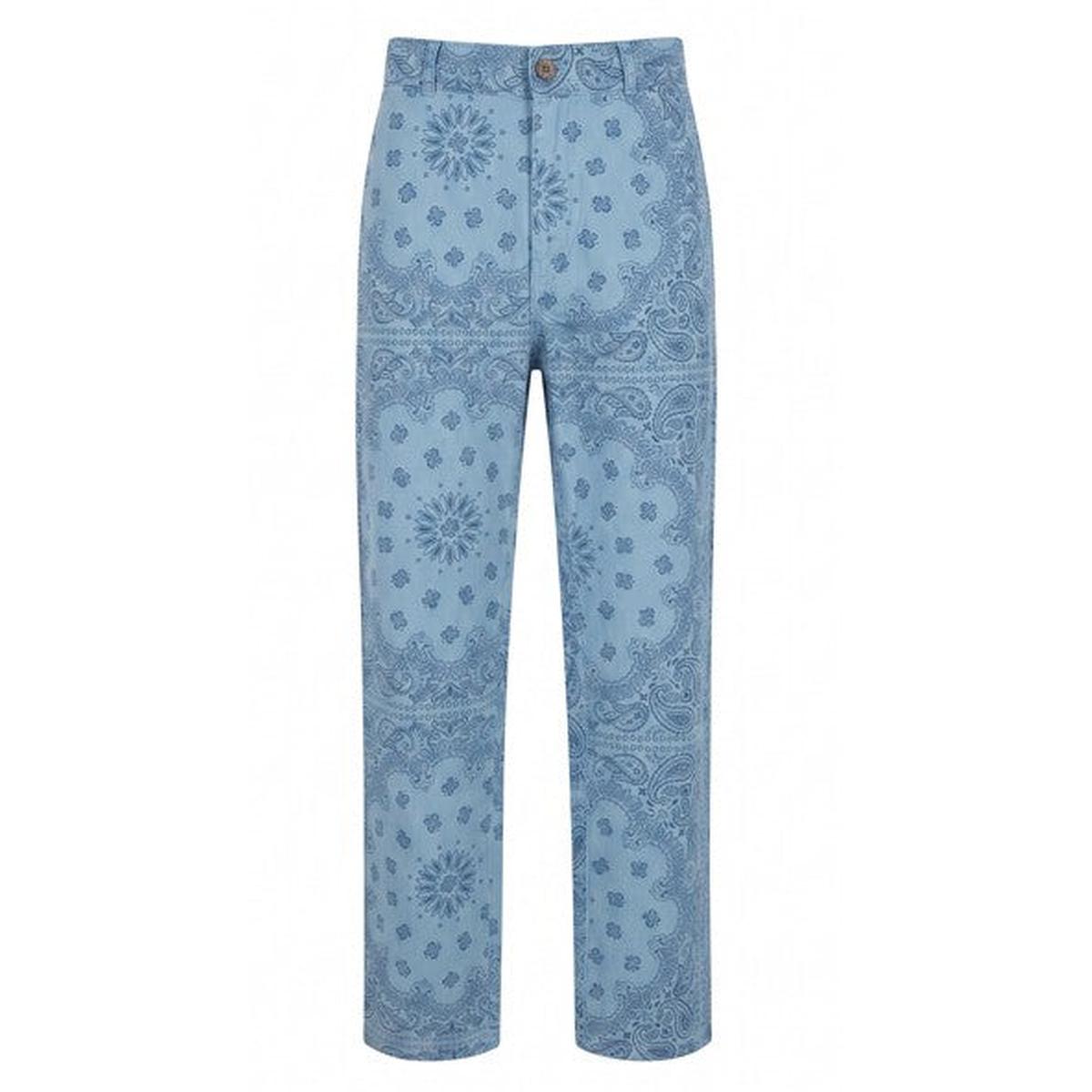 MC2 Calais Light Blue Bandanna Pants