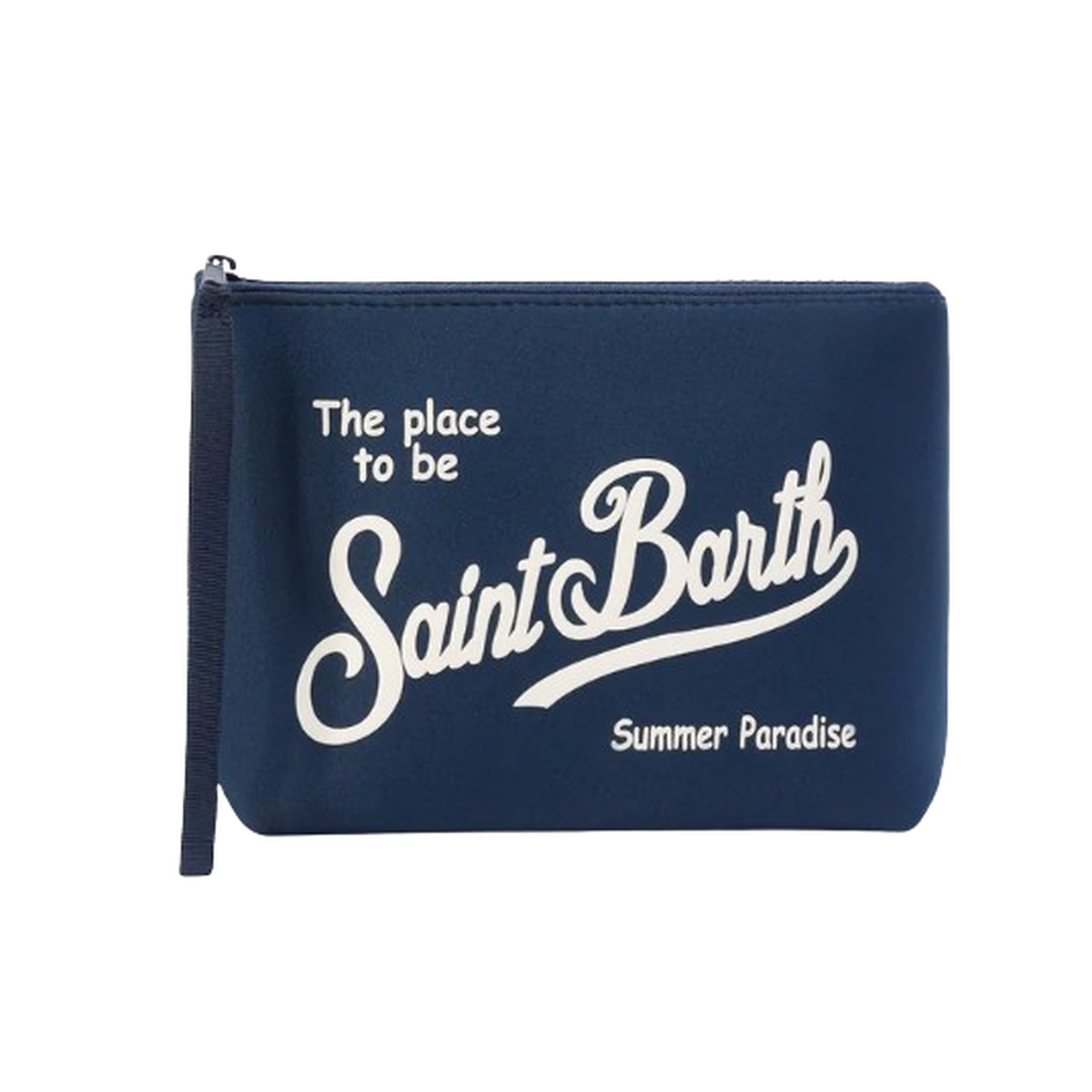 MC2 Saint Barth Aline Navy Blue Scuba Pouch