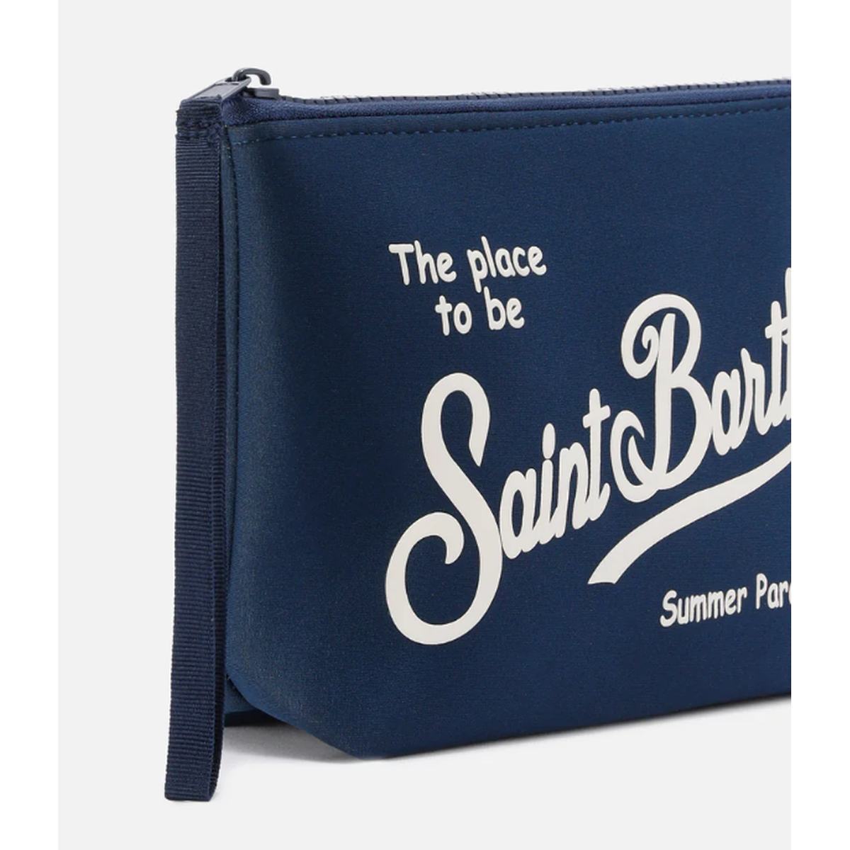 MC2 Saint Barth Aline Navy Blue Scuba Pouch