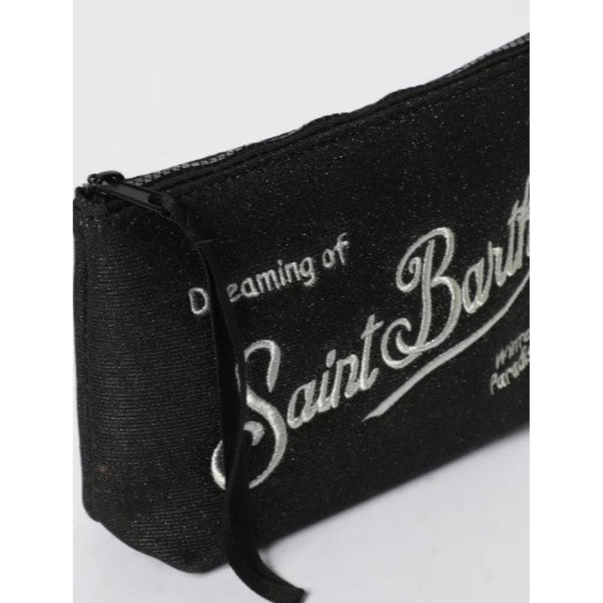 MC2 Saint Barth Aline Lurex Pochette in Sparkly black