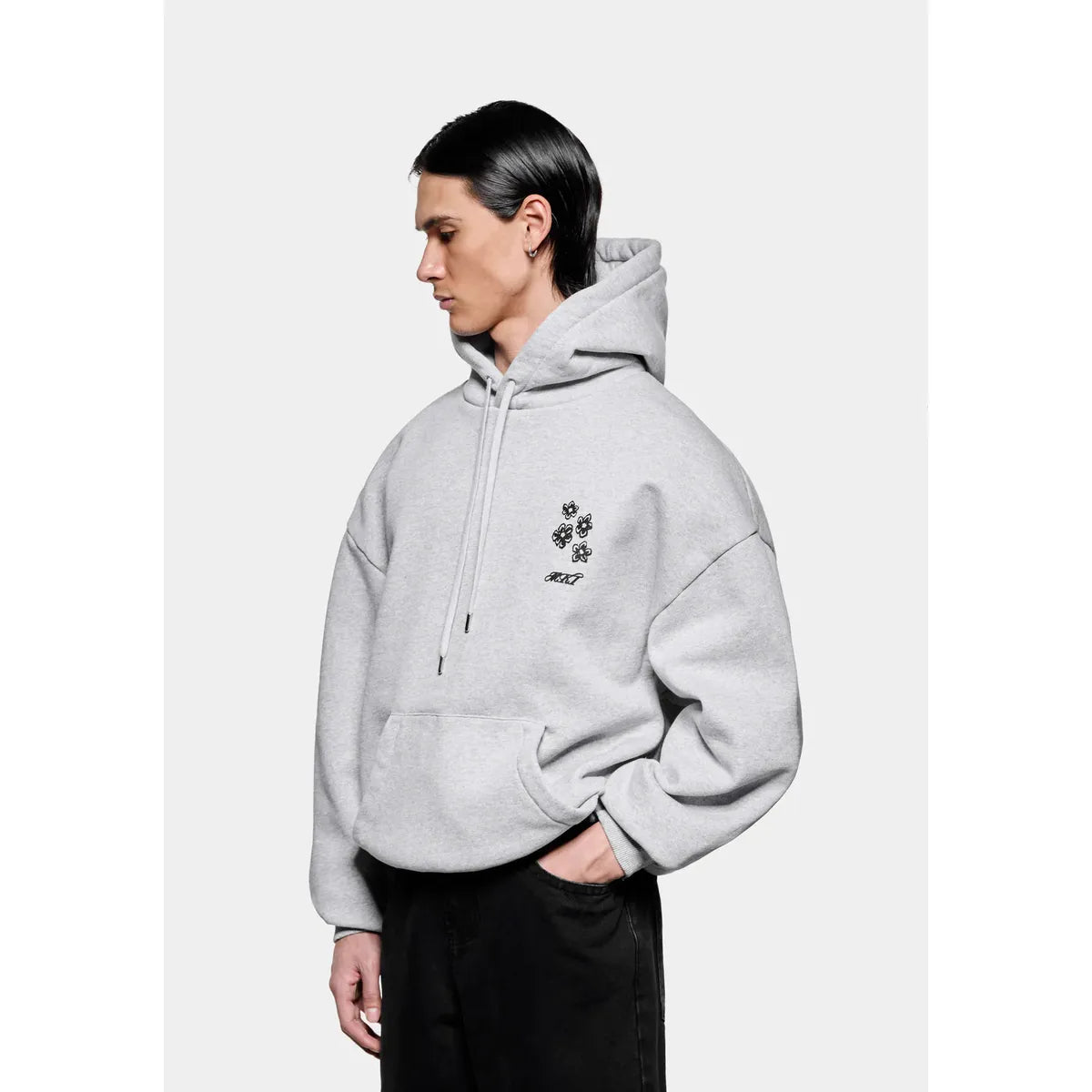 MKI Hibiscus Hoody in Grey