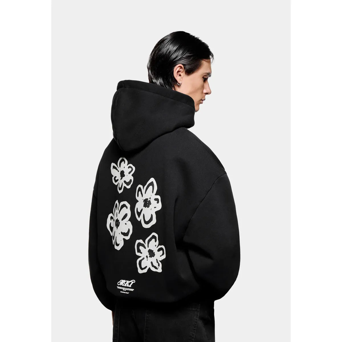 MKI Hibiscus Hoody in Black