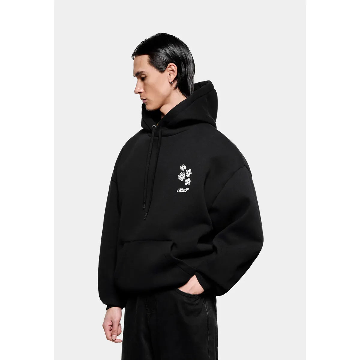 MKI Hibiscus Hoody in Black