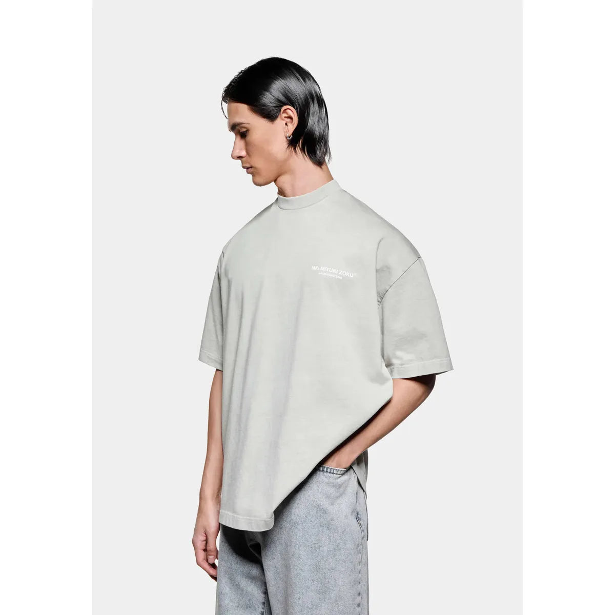MKI Design Studio T-Shirt in Pigment Cement