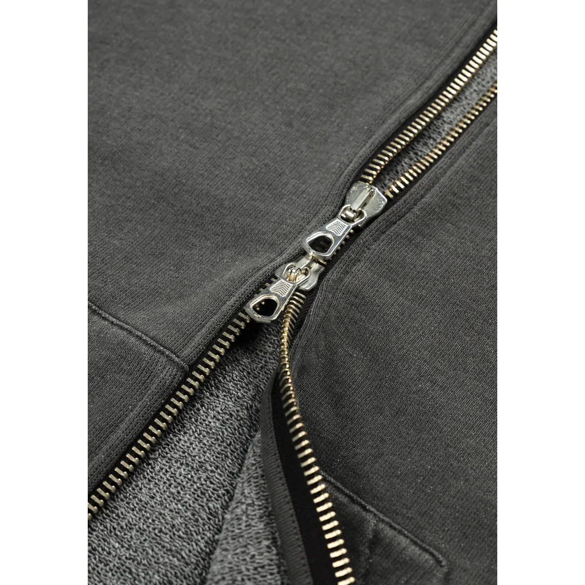 MKI Uniform Zip Hoodie in Pigment Black
