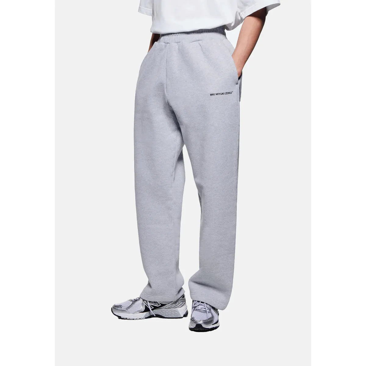 MKI Uniform Wide Leg Joggers in Grey