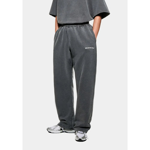 MKI Uniform Wide Leg Joggers in Pigment Black