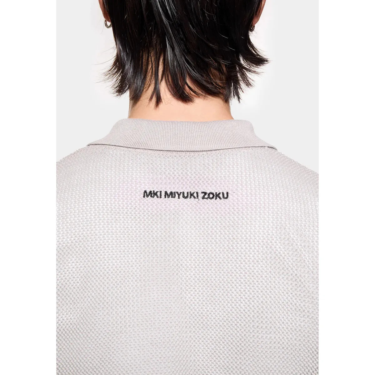 MKI Linen Loose Knit Cardigan in Taupe