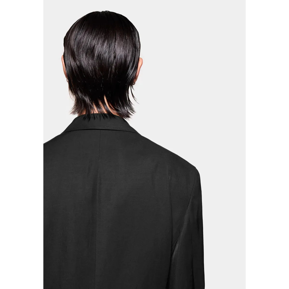 MKI Double Breasted Suit Jacket in Black