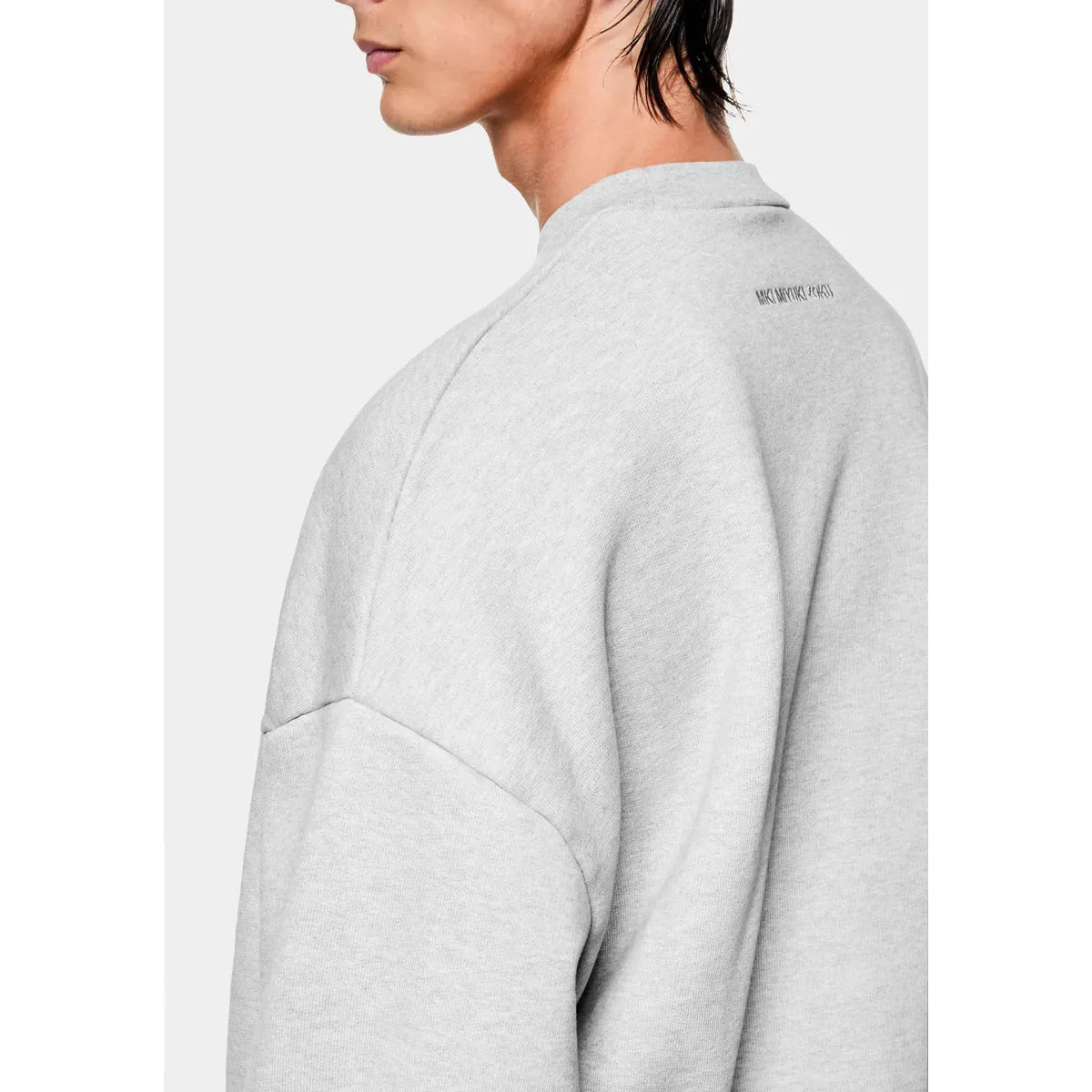 MKI 800 GSM SUPERWEIGHT GREY CREWNECK