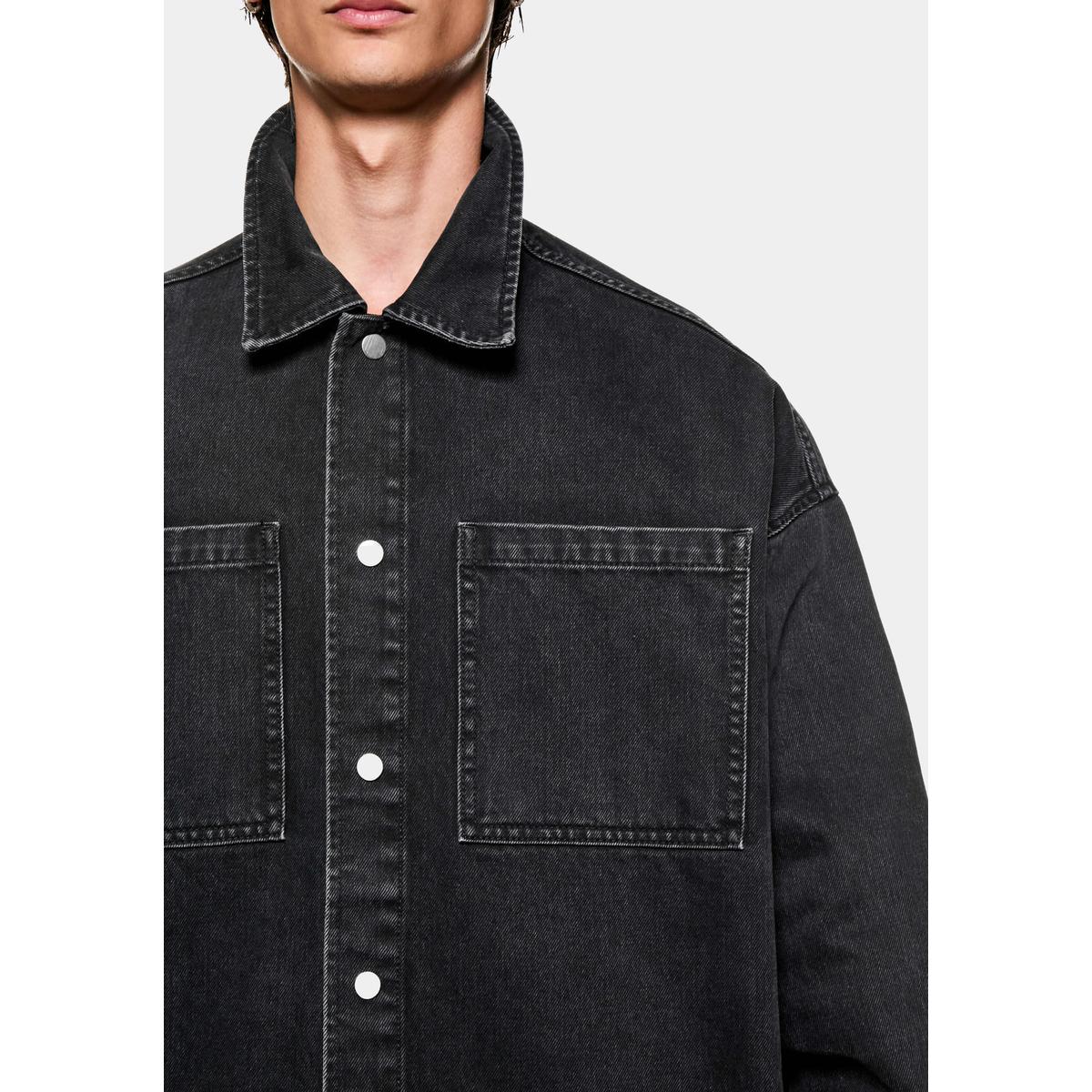MKI DENIM BOX BLACK WASH OVERSHIRT