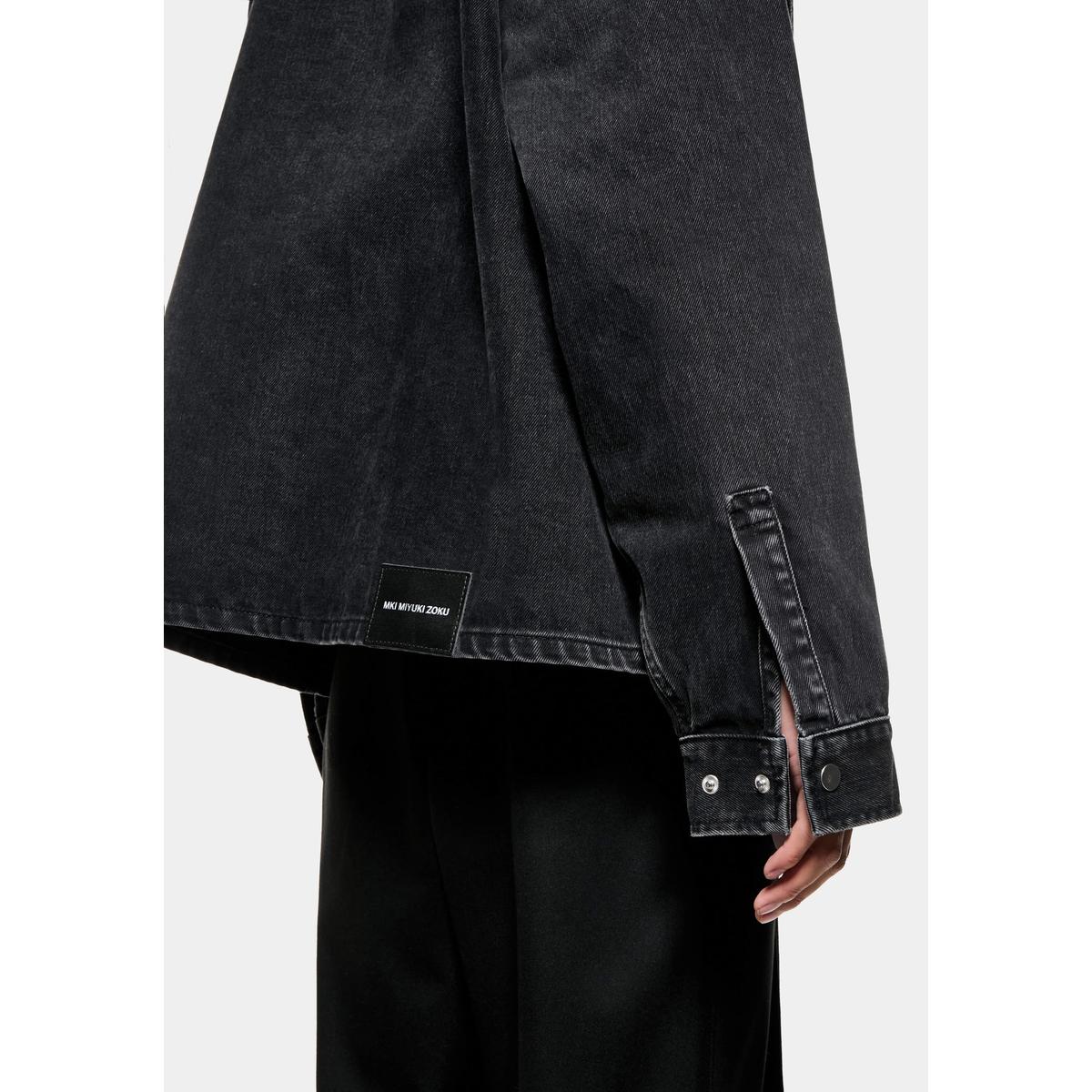 MKI DENIM BOX BLACK WASH OVERSHIRT