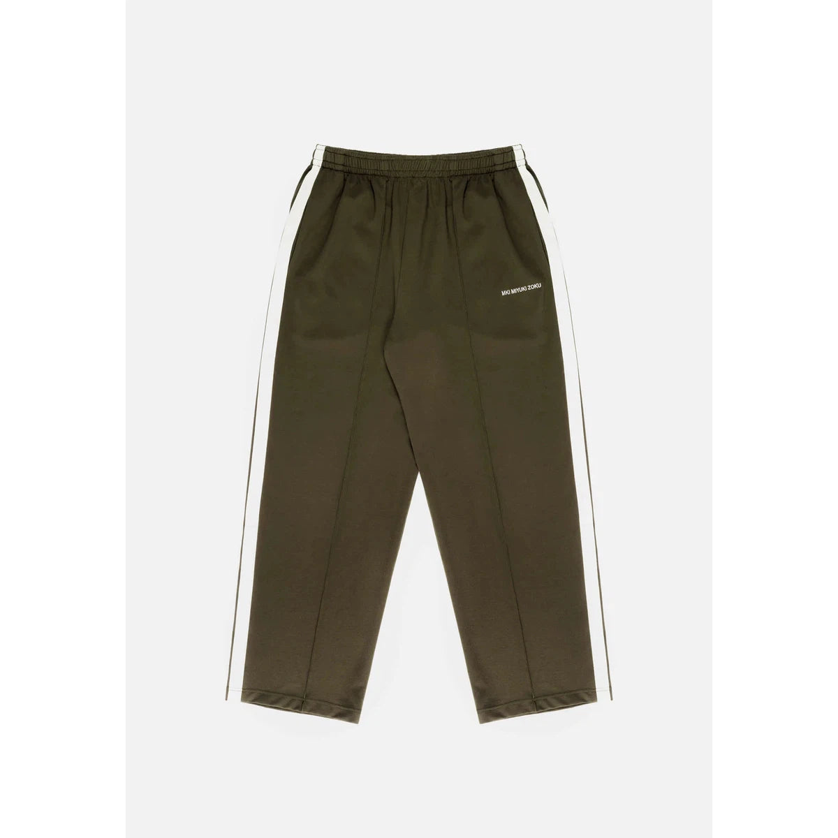 MKI WIDE FIT POLY TRACK PANTS OLIVE