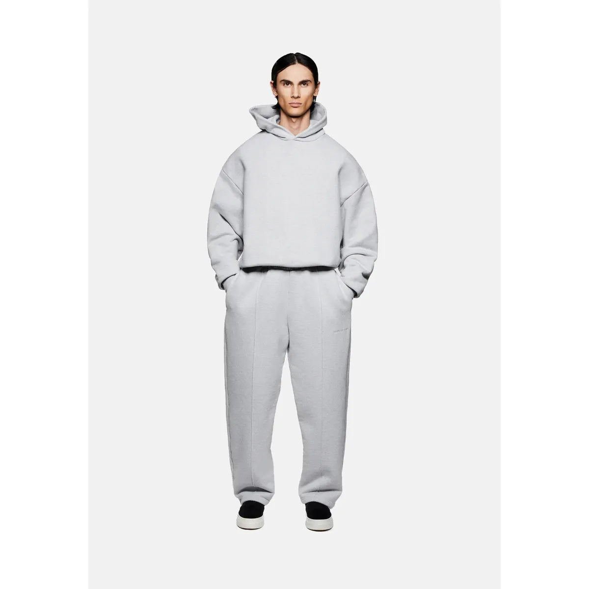 MKI 800 GSM SUPERWEIGHT GREY HOODY