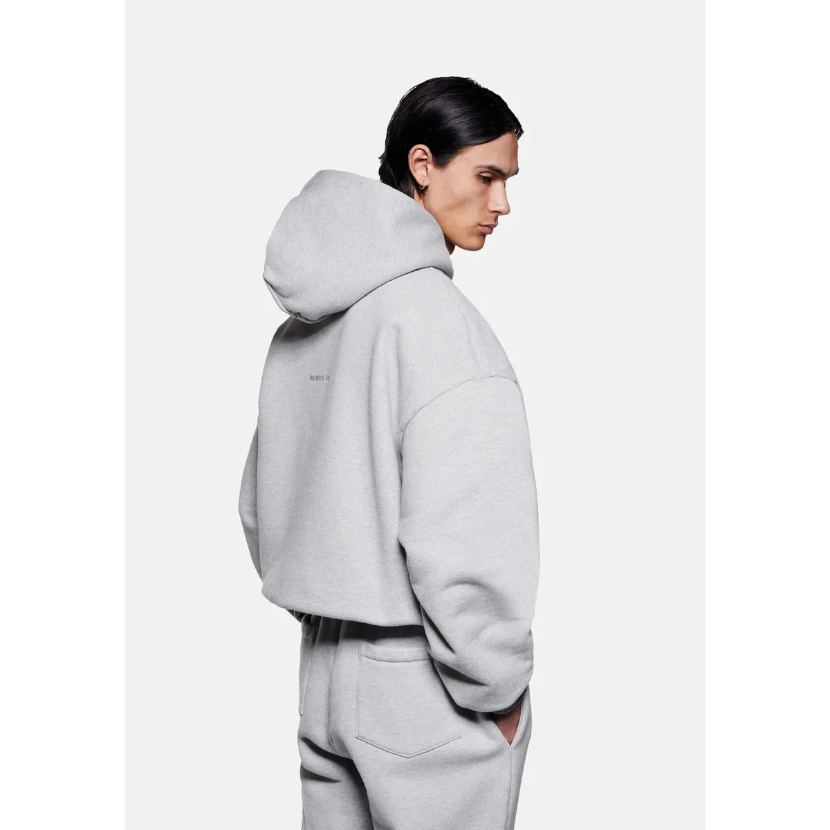 MKI 800 GSM SUPERWEIGHT GREY HOODY