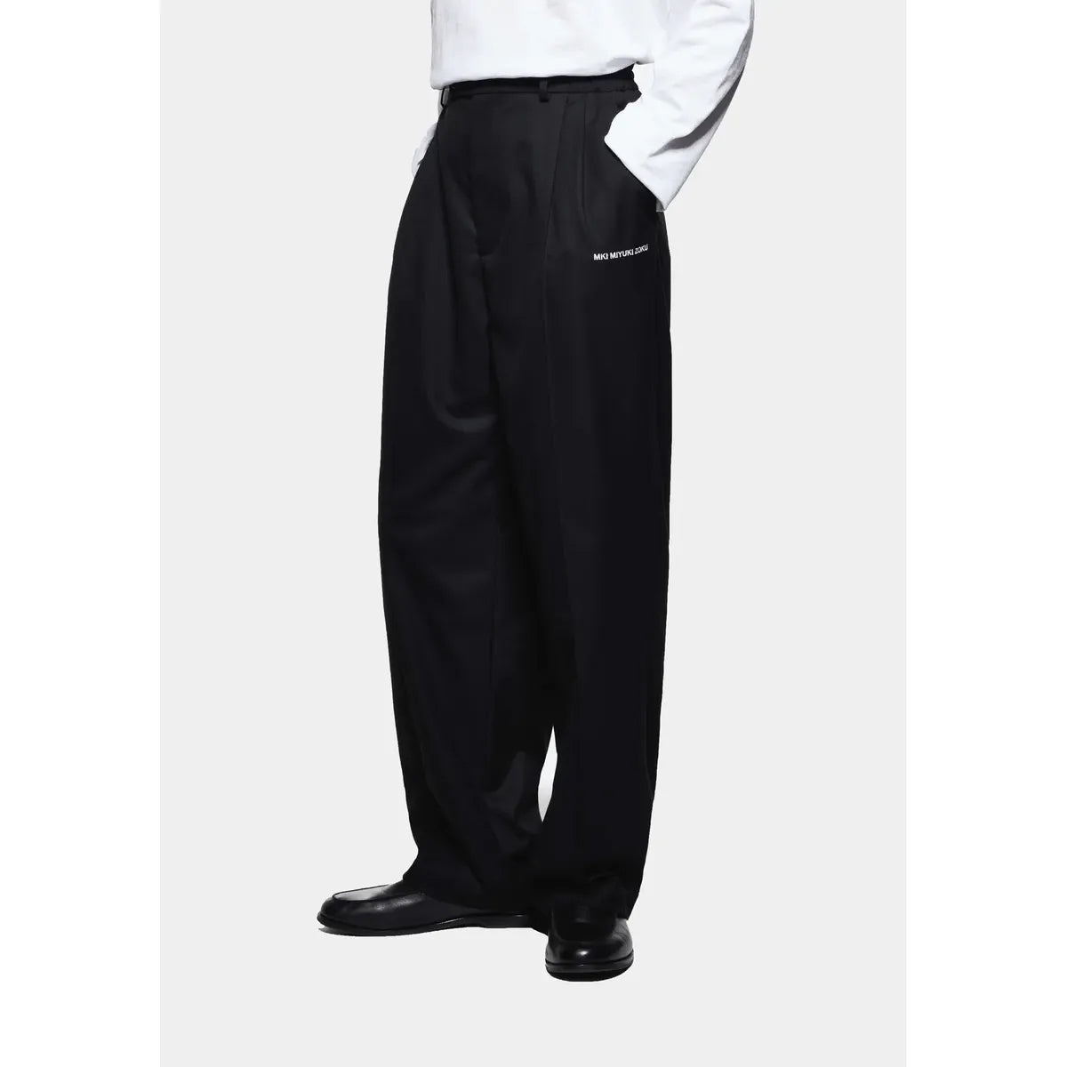 MKI V2 WIDE LEG SUIT BLACK PANTS
