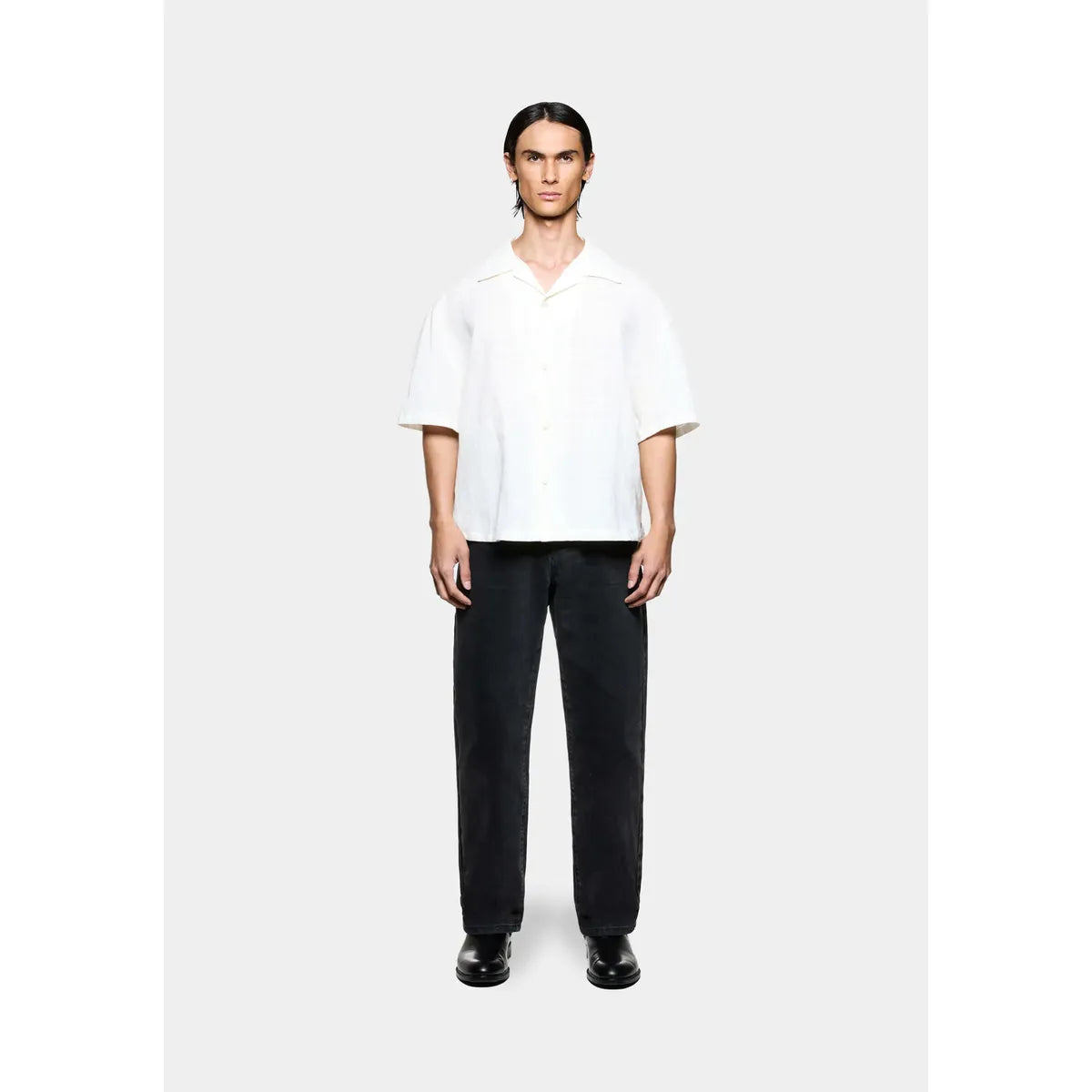MKI LOOSE WEAVE CHECK VACATION SHIRT