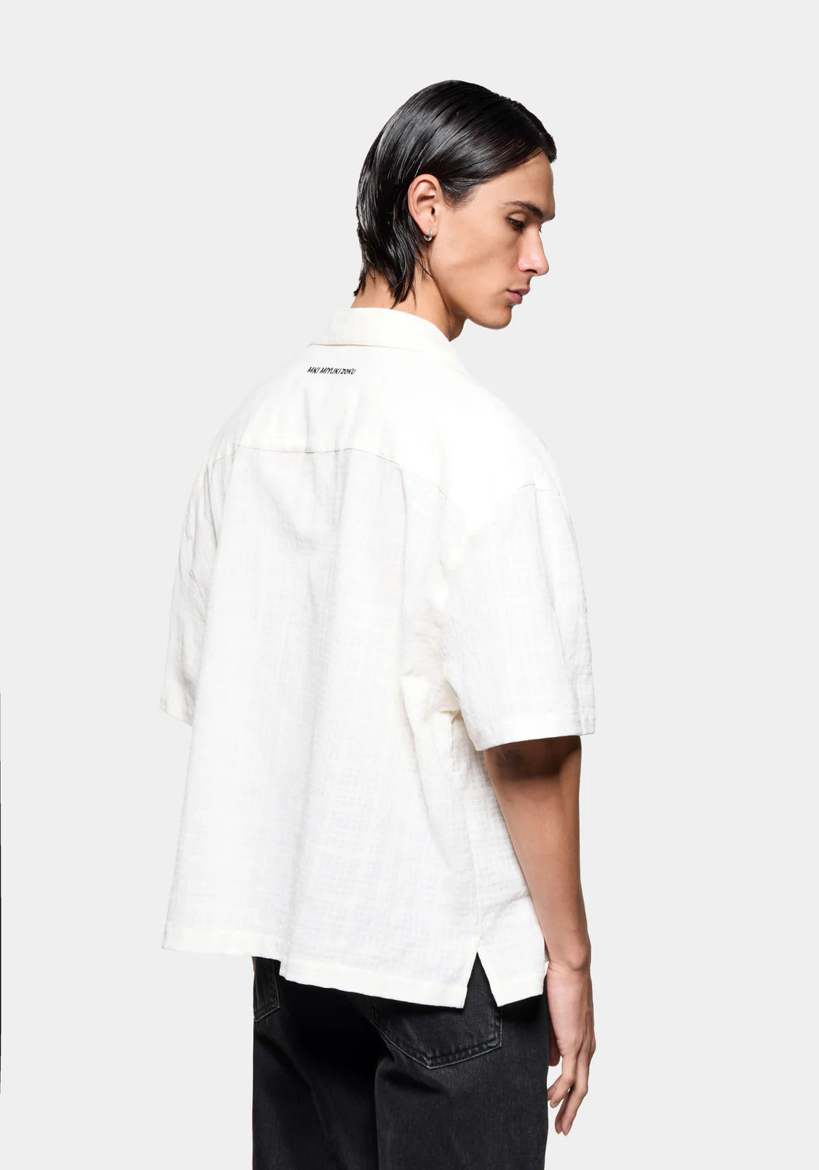 MKI LOOSE WEAVE CHECK VACATION SHIRT