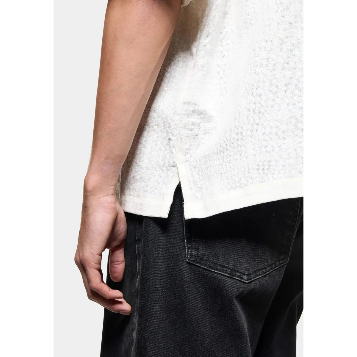MKI LOOSE WEAVE CHECK VACATION SHIRT