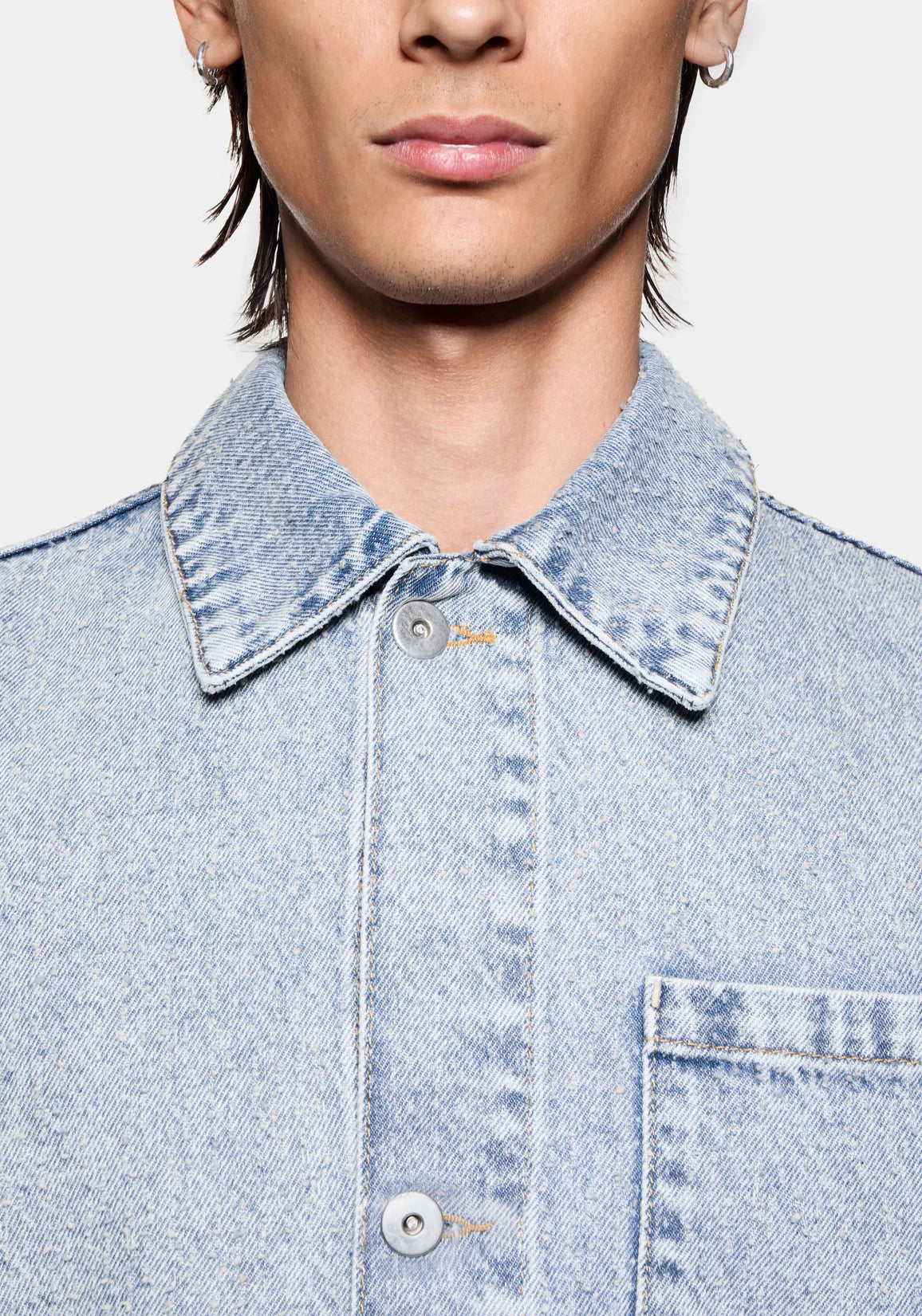 MKI TWISTED WEAVE TRUCKER JACKET