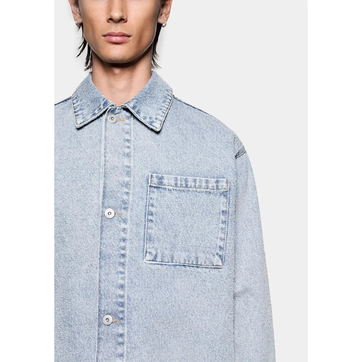 MKI TWISTED WEAVE TRUCKER JACKET