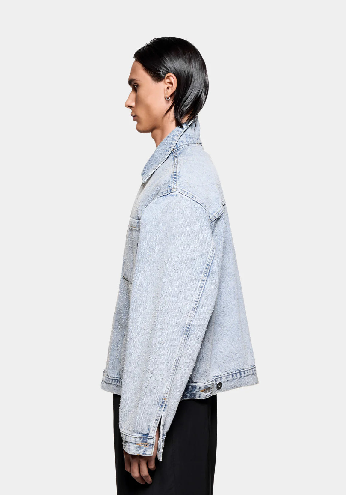MKI TWISTED WEAVE TRUCKER JACKET