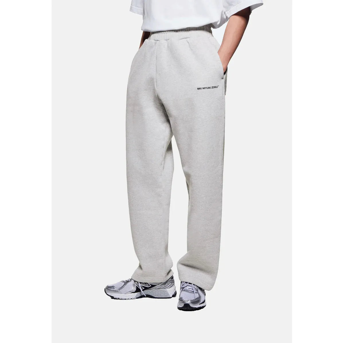 MKI GREY UNIFORM WIDE LEG JOGGERS