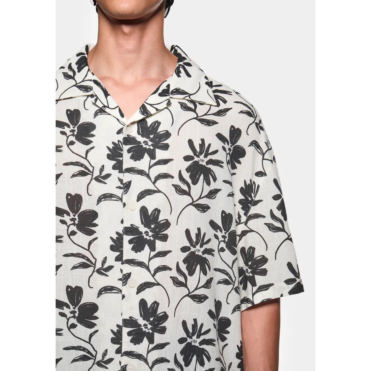MKI FLORAL LINEN VACATION SHIRT