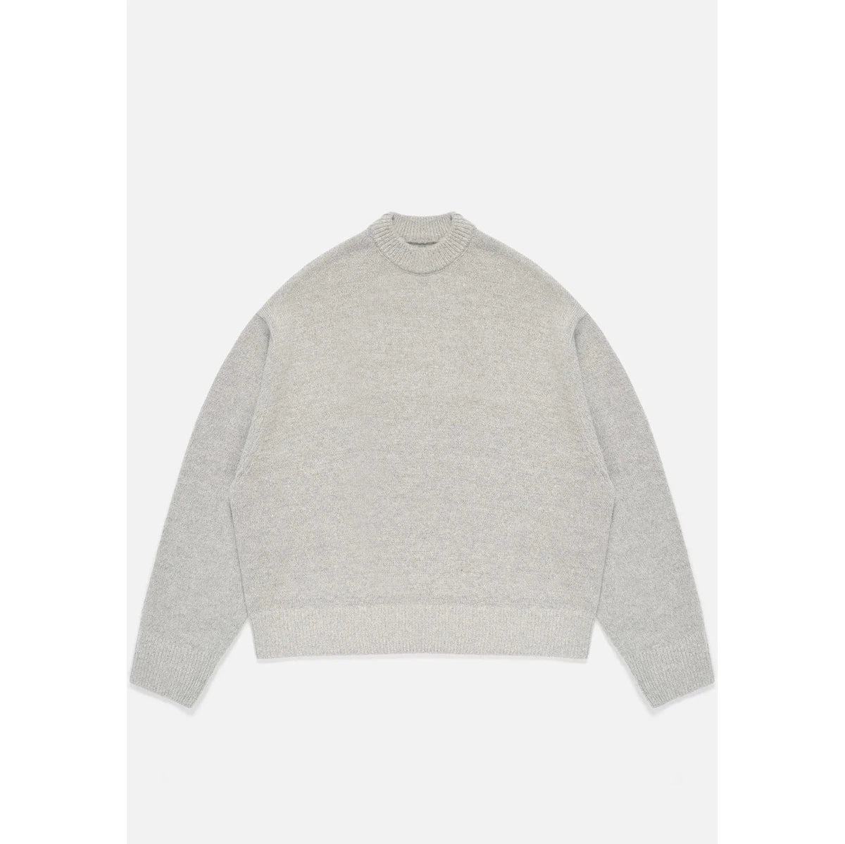 MKI MOHAIR BLEND KNIT CREWNECK GREY