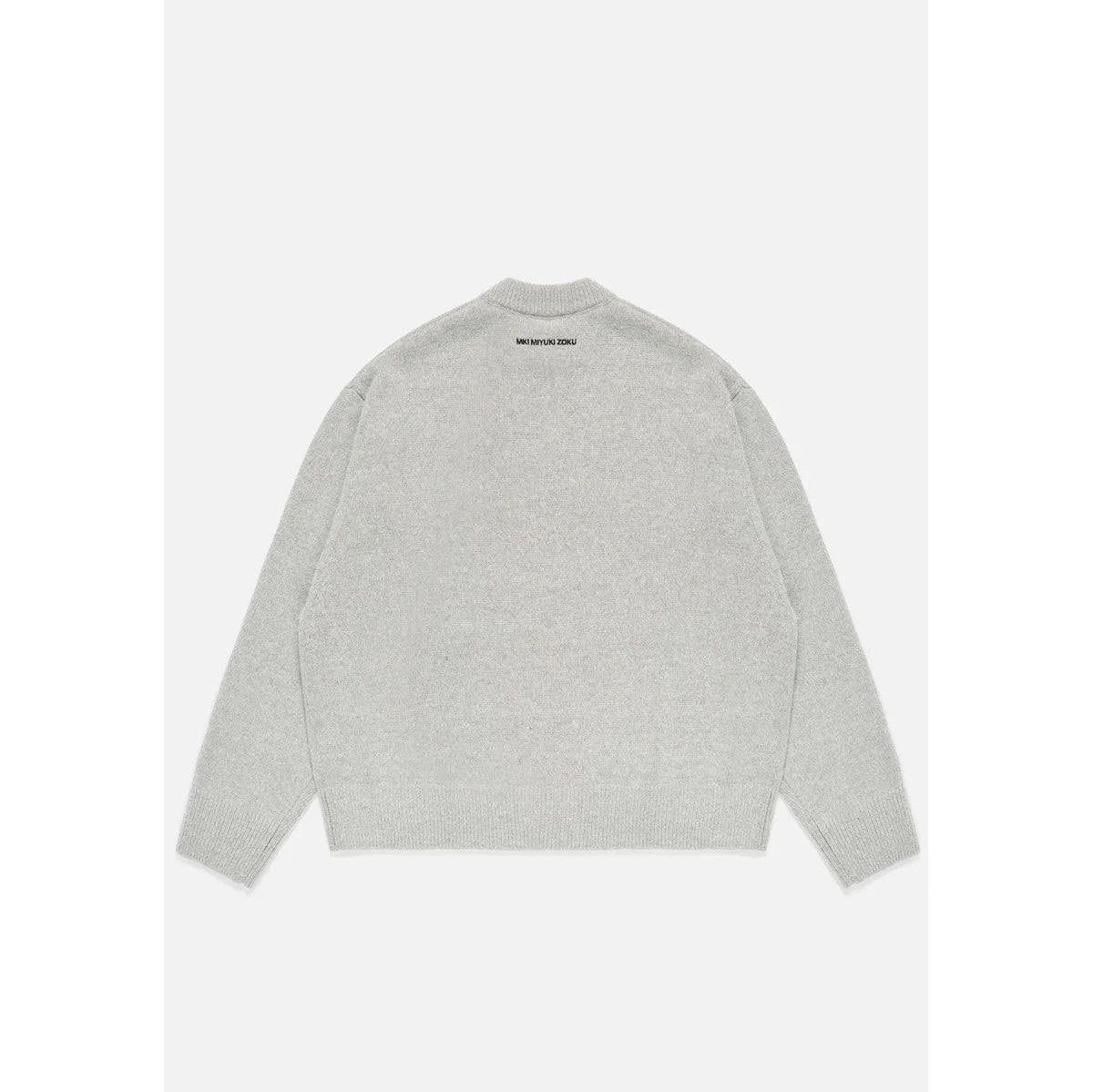 MKI MOHAIR BLEND KNIT CREWNECK GREY