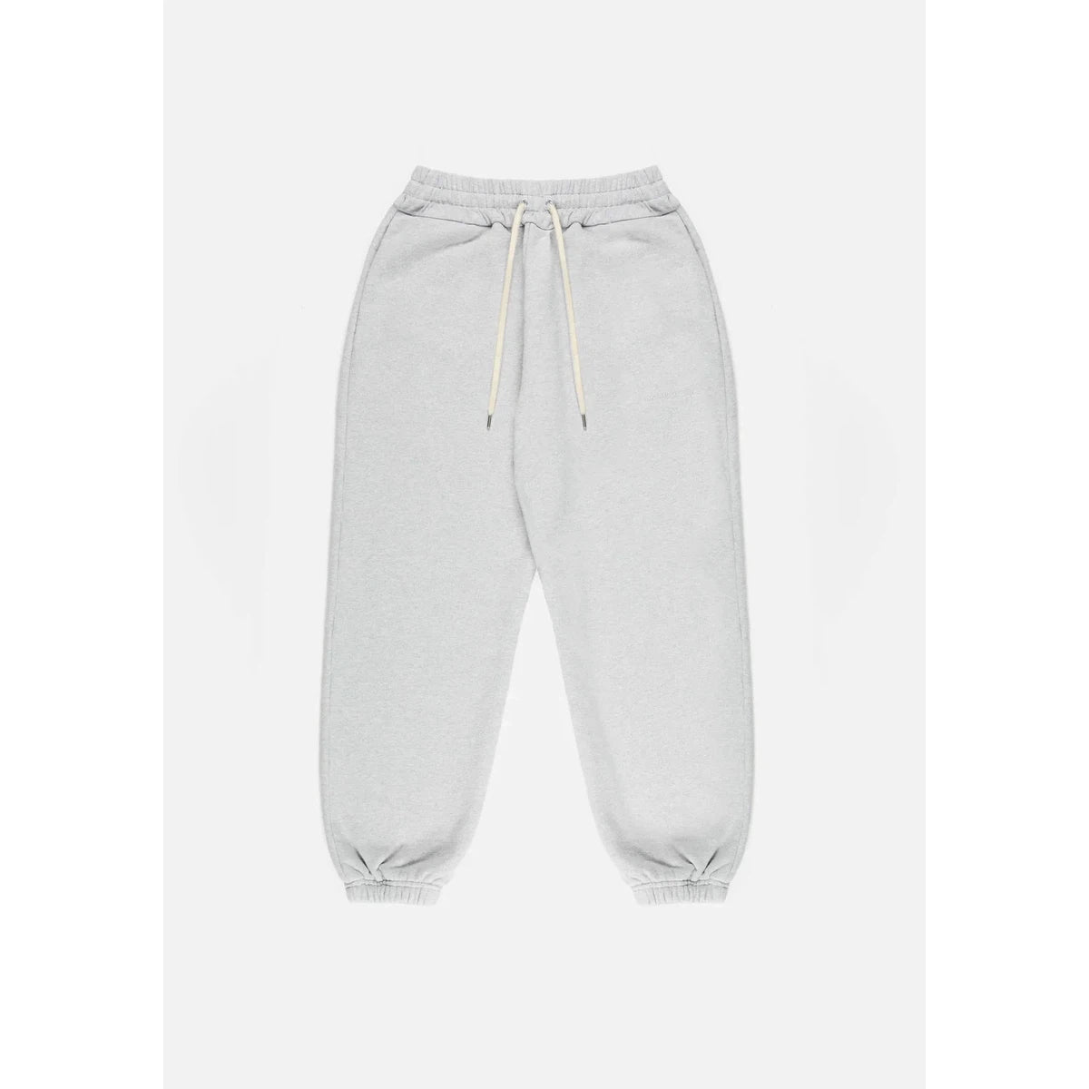 MKI 800 GSM SUPERWEIGHT WIDE LEG JOGGERS GREY