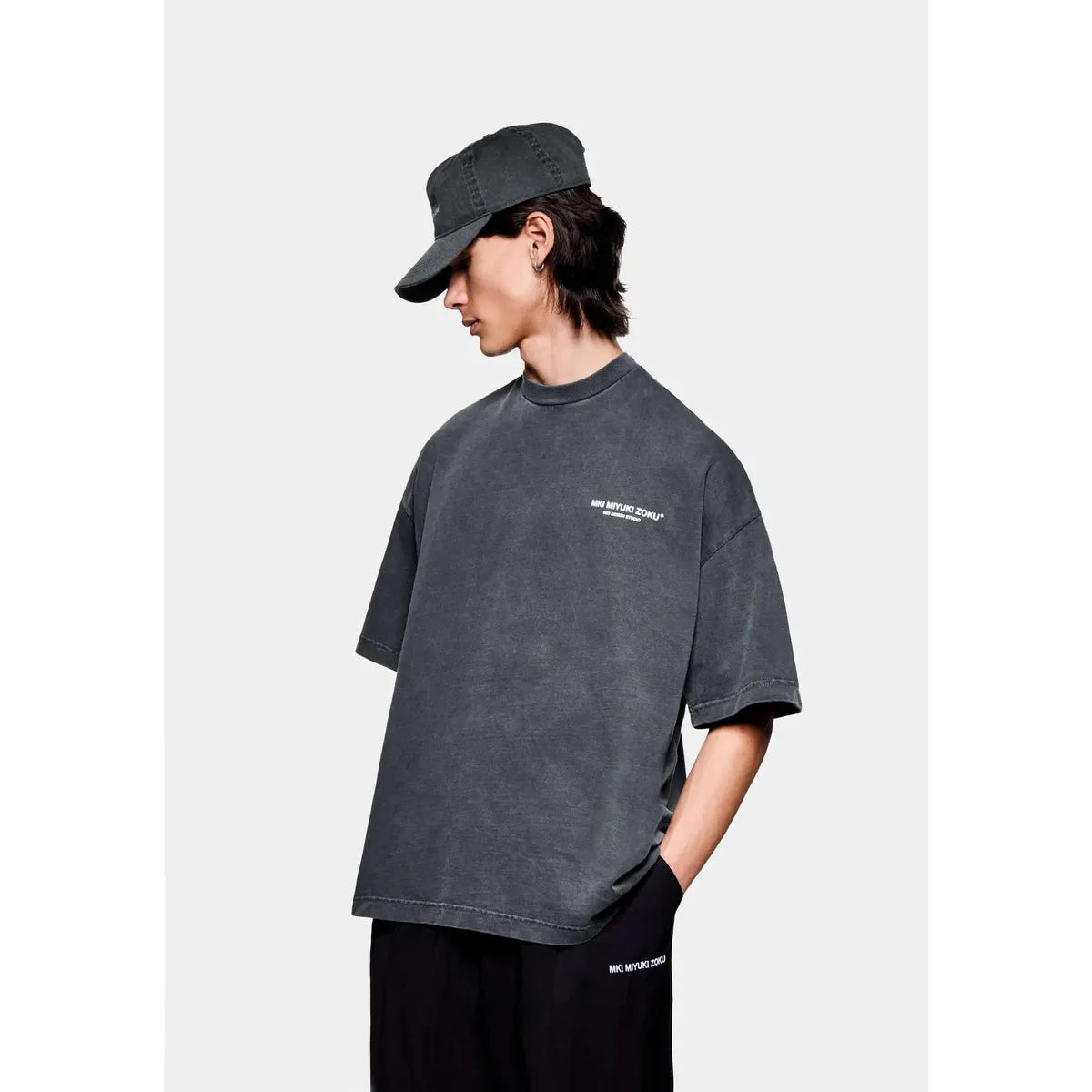 MKI DESIGN STUDIO PIGMENT BLACK T-SHIRT