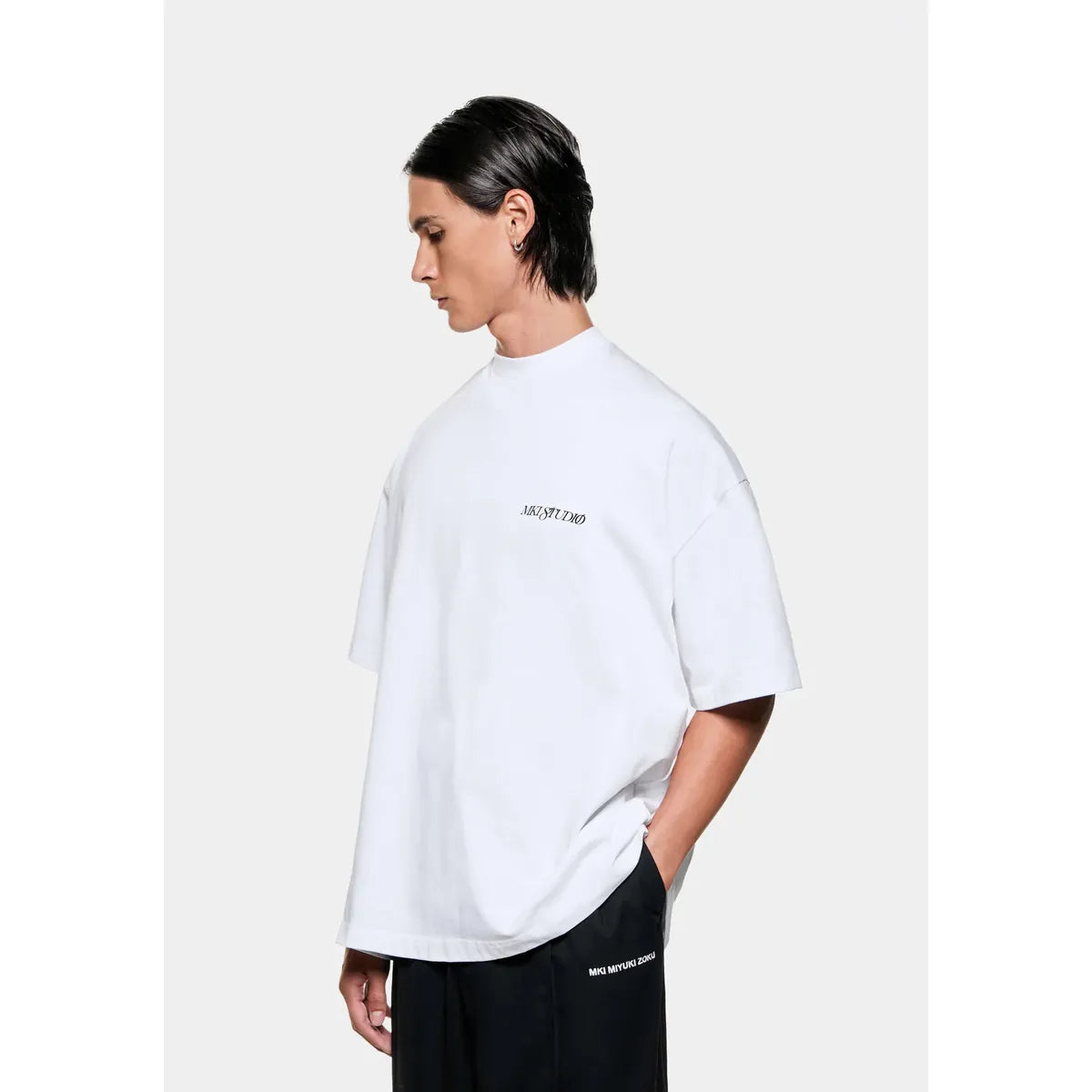 MKI SCRIPT WHITE T-SHIRT