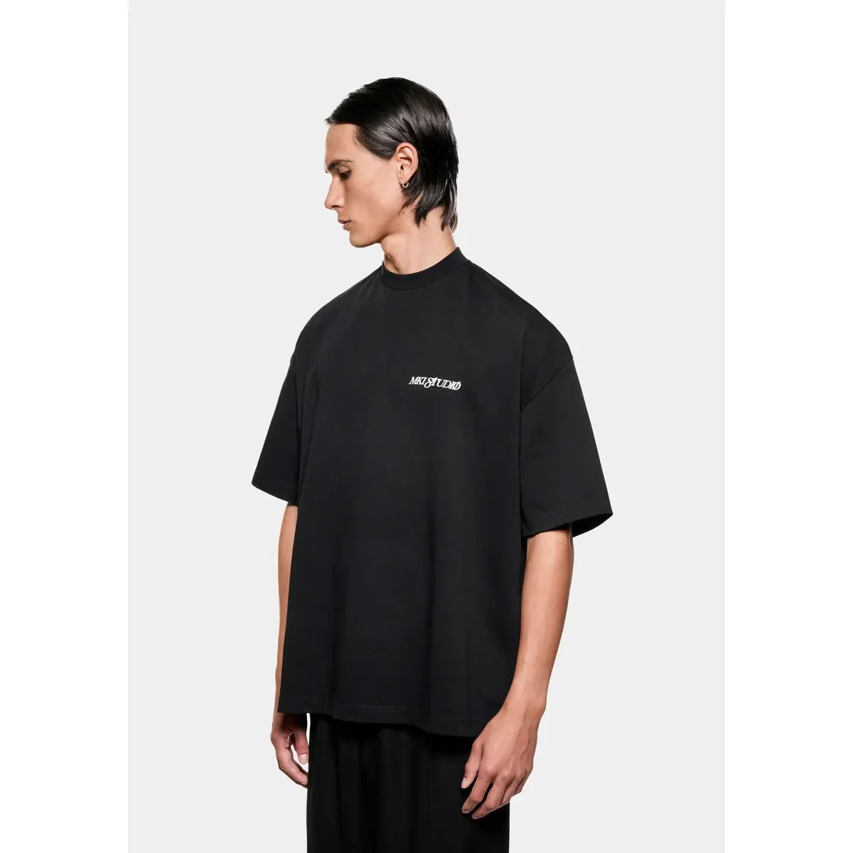 MKI SCRIPT BLACK T-SHIRT