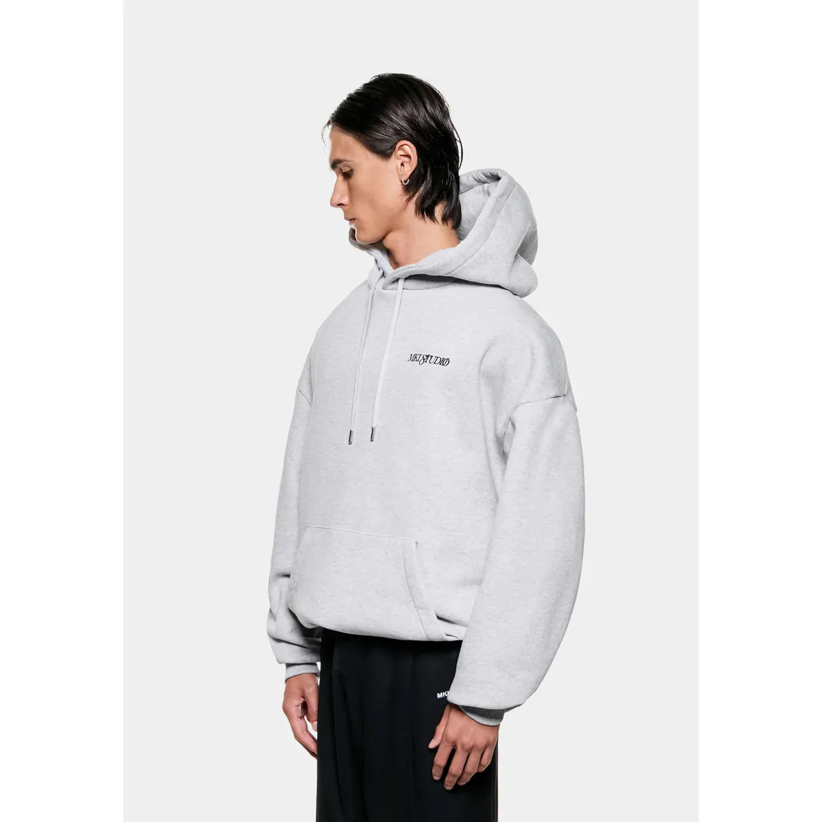 MKI SCRIPT GREY HOODY