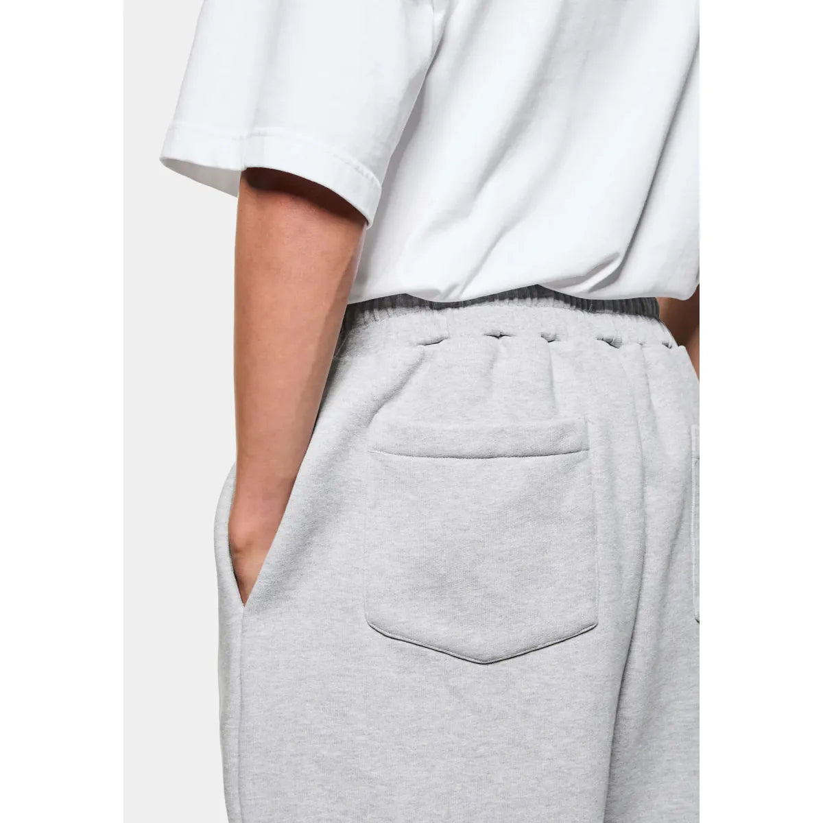 MKI 800 GSM SUPERWEIGHT WIDE LEG GREY JOGGERS