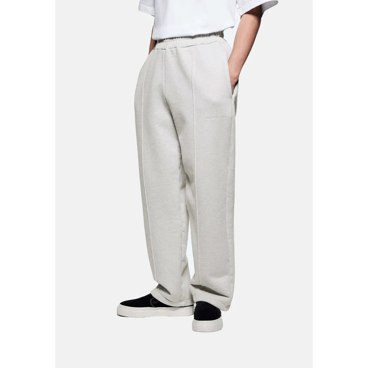 MKI 800 GSM SUPERWEIGHT WIDE LEG OATMEAL JOGGERS