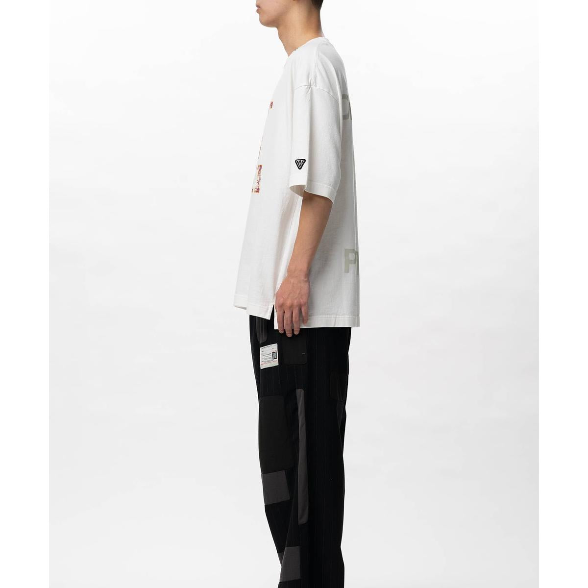 Maison Mihara "Don't Tag Me" Printed White T-shirt
