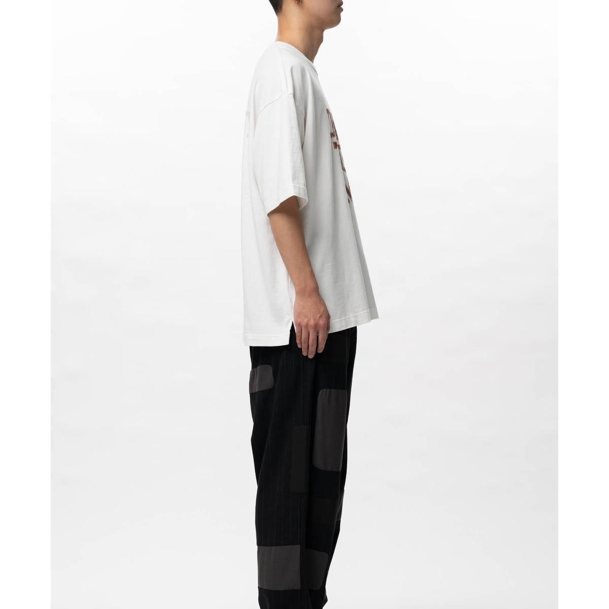 Maison Mihara "Don't Tag Me" Printed White T-shirt
