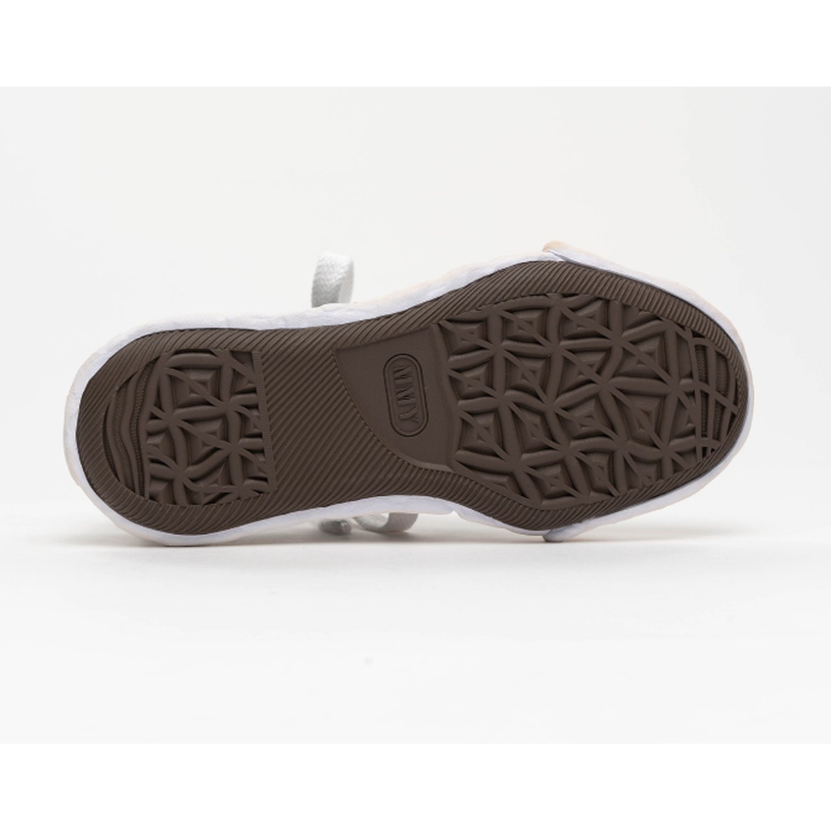 Maison Mihara Yasuhiro "PETERSON23" White Embellished Canvas Sneaker