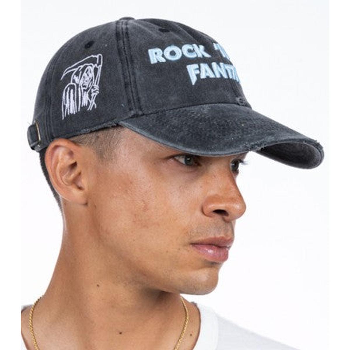 Alchemist Faded Black Rock 'n Roll Fantasy Hat