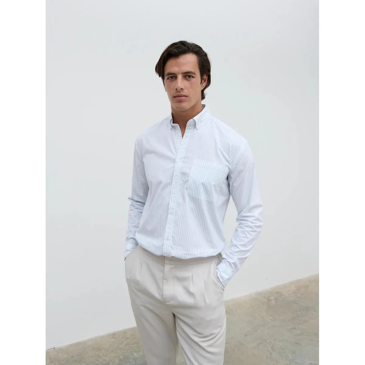 NOBL Oakley Stripe Long Sleeve Shirt
