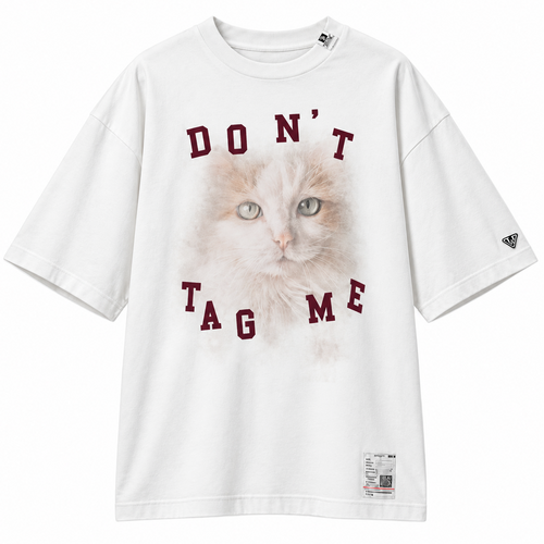 Maison Mihara Yasuhiro Cat Print T-Shirt in White