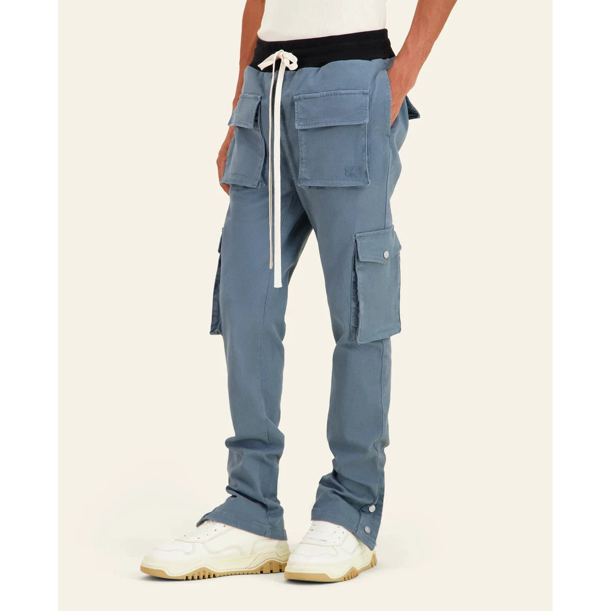 Mouty Blue Cargo Pants